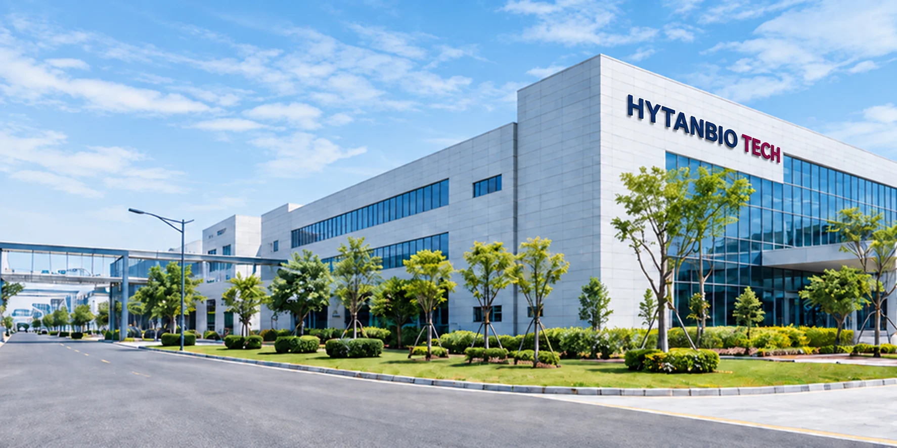 HYTANBIO campus concept — generated illustration, not a facility photograph