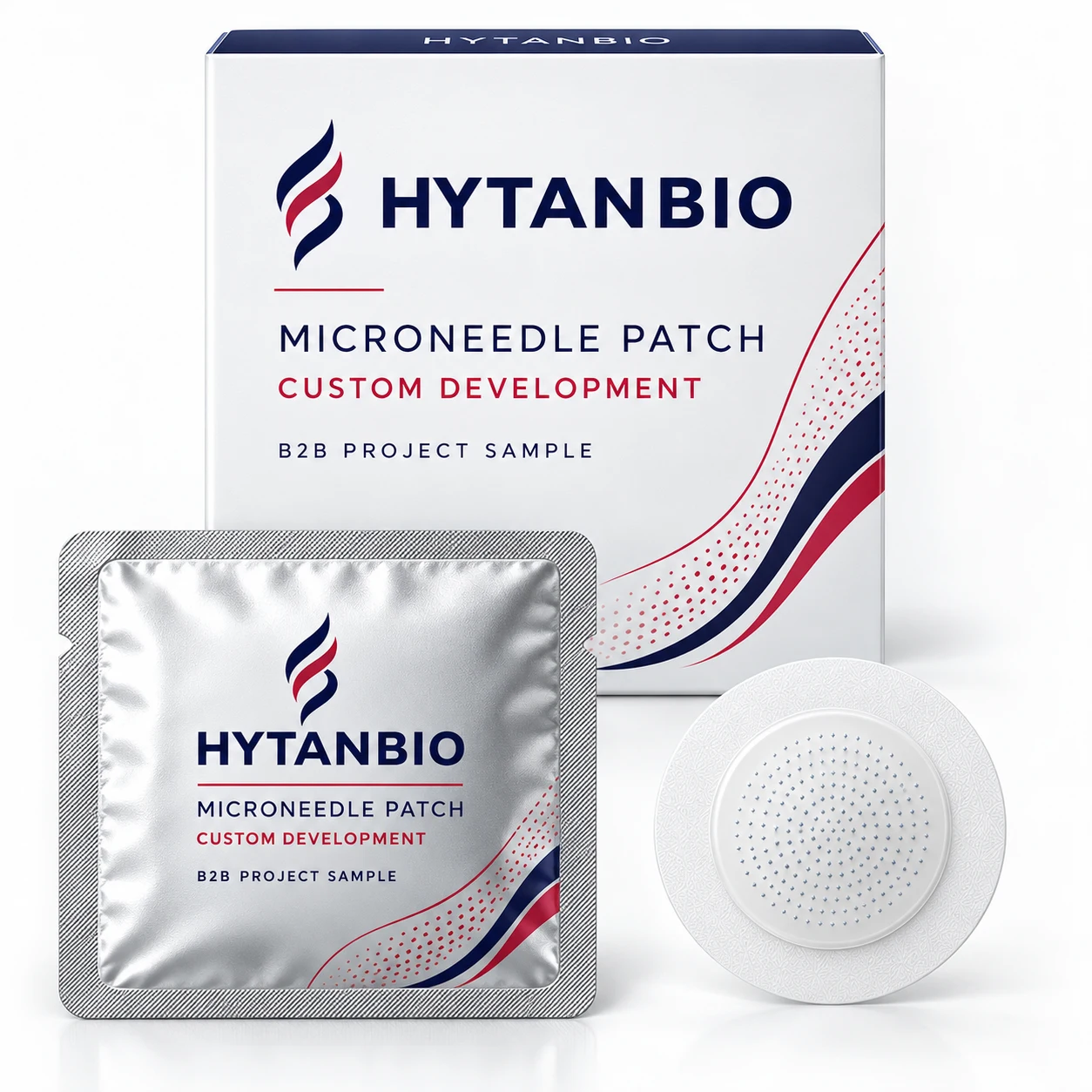 Alternative microneedle packaging concept — generated presentation